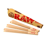 Raw unrefined pre rolled cones 1 1/4
