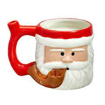 Holiday Ceramic Pipe Mugs